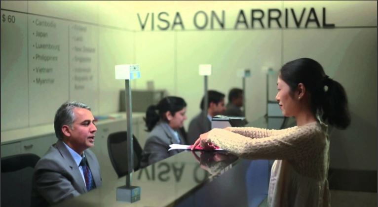 Visa electrónica india a la llegada